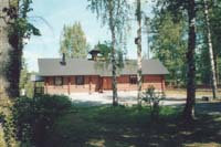 Новая кирха в Осиновой Роще (Haapakangas). Построена в 1997 или 1998 году.